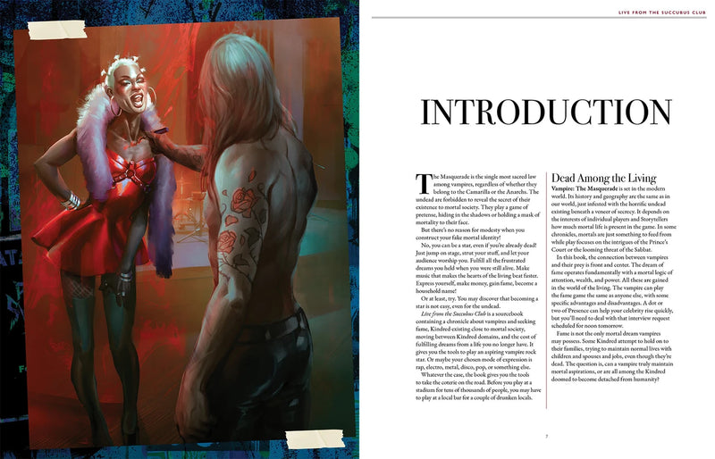 Vampire: The Masquerade 5th Edition Live from the Succubus Club Sourcebook
