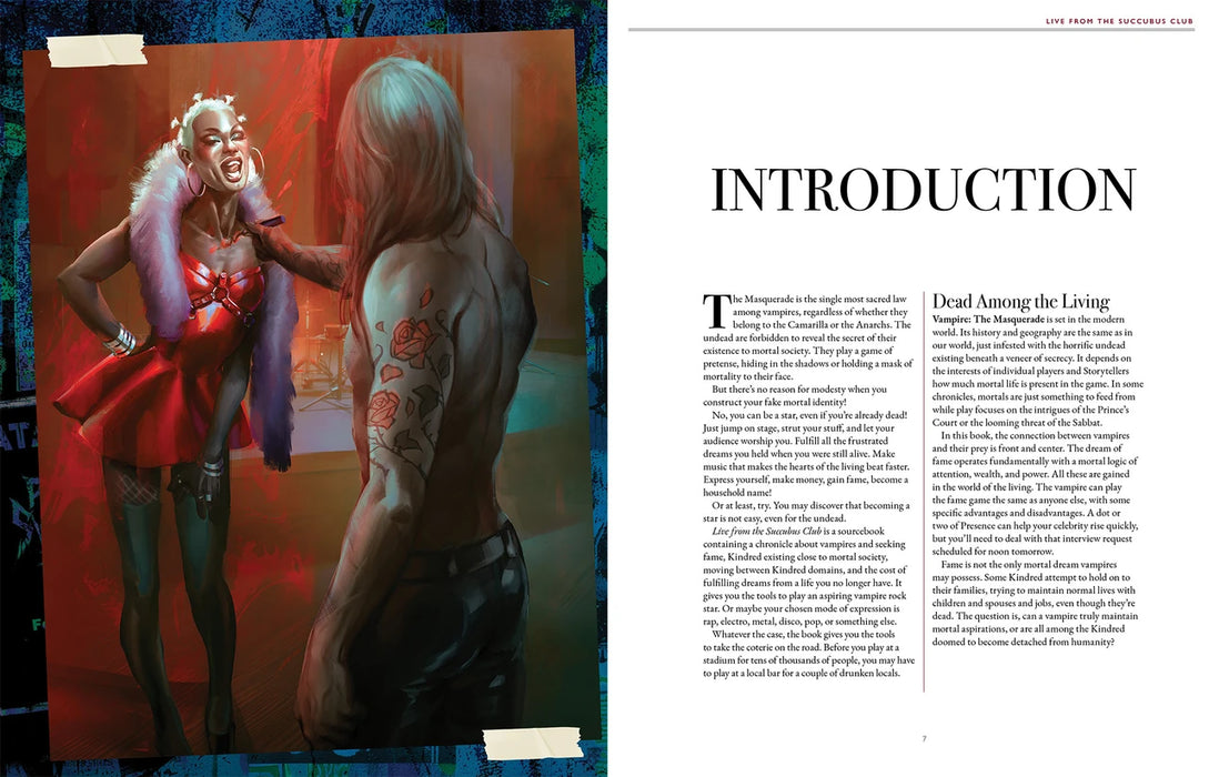 Vampire: The Masquerade 5th Edition Live from the Succubus Club Sourcebook