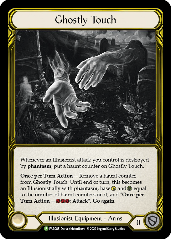 Ghostly Touch (Golden) - FAB085 (FAB085) [Flesh and Blood: Promo Cards]