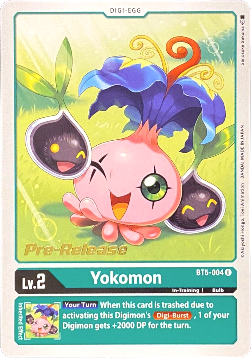 Yokomon (BT5-004 U) [Battle of Omni Pre-Release Cards]