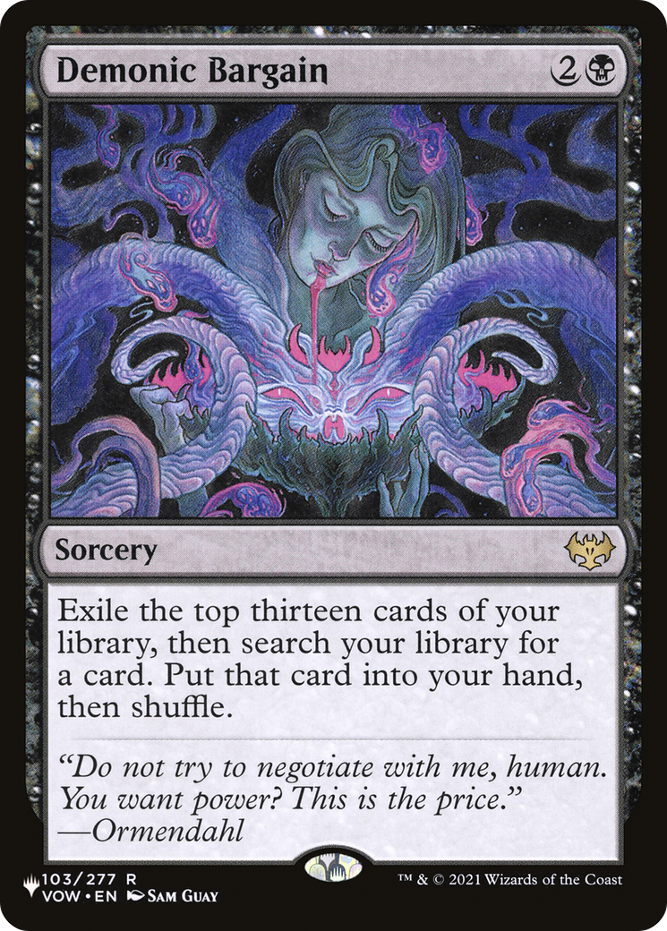Demonic Bargain (103/277) [The List Reprints]