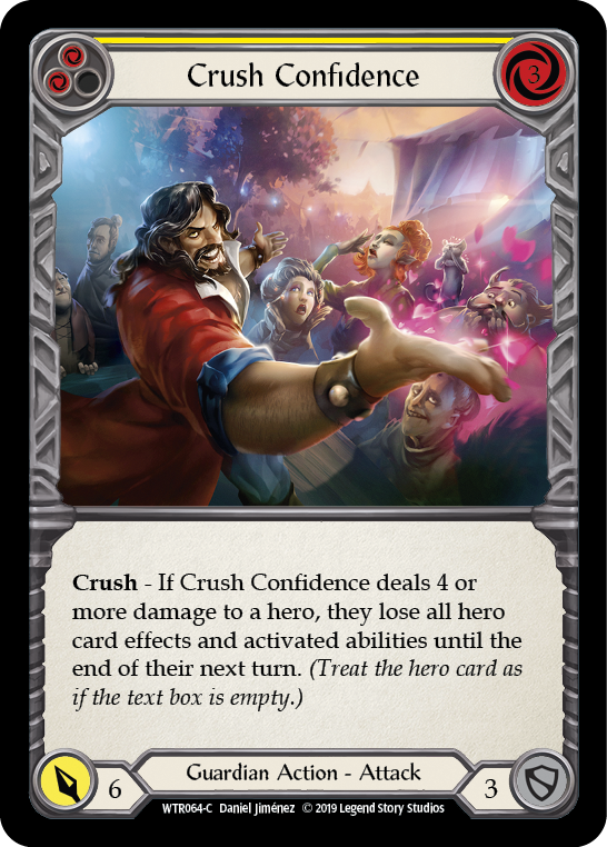 Crush Confidence (Yellow) (WTR064) [Welcome to Rathe]