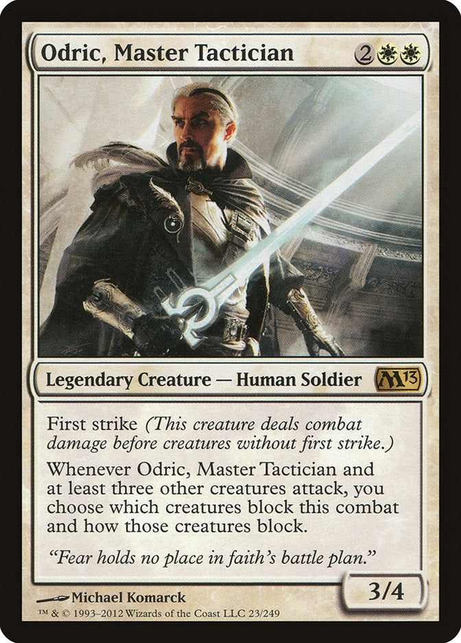 Odric, Master Tactician (23) [Magic 2013 (M13)]