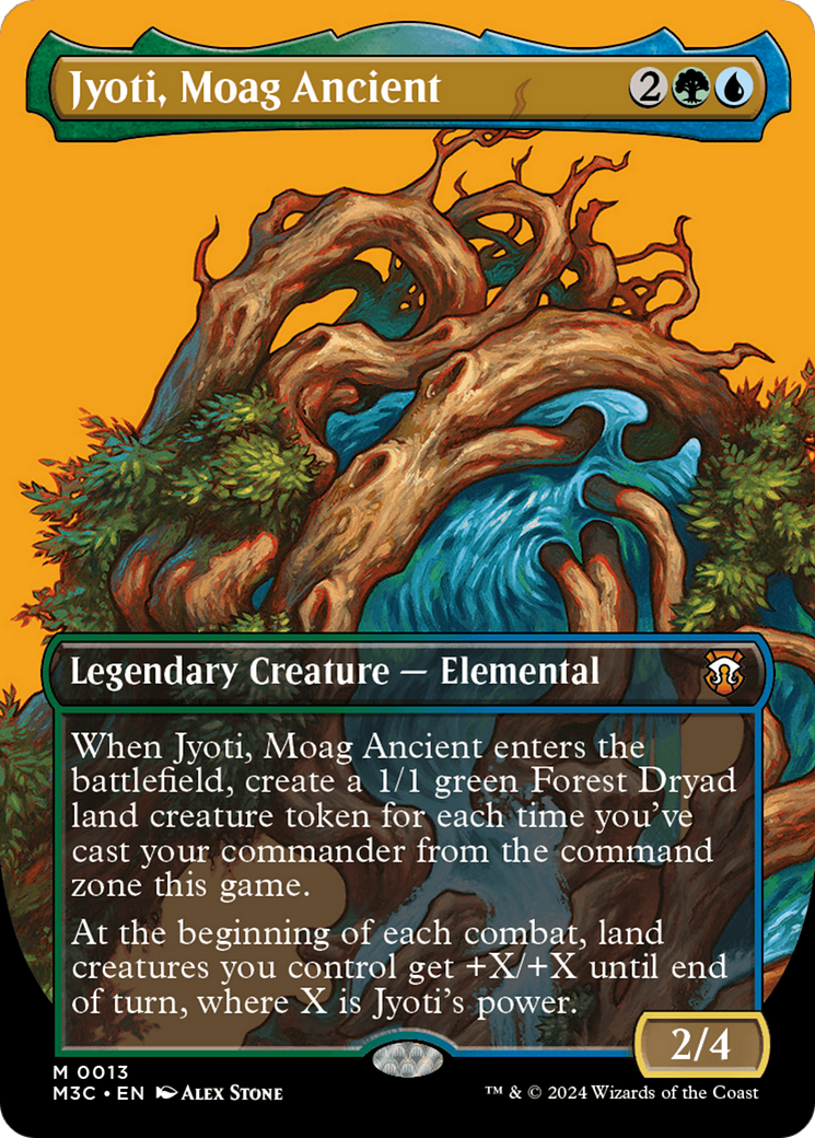 Jyoti, Moag Ancient (Borderless) (13) [Commander: Modern Horizons 3]