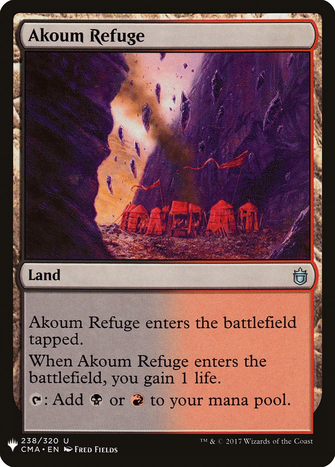 Akoum Refuge (238) [The List Reprints]