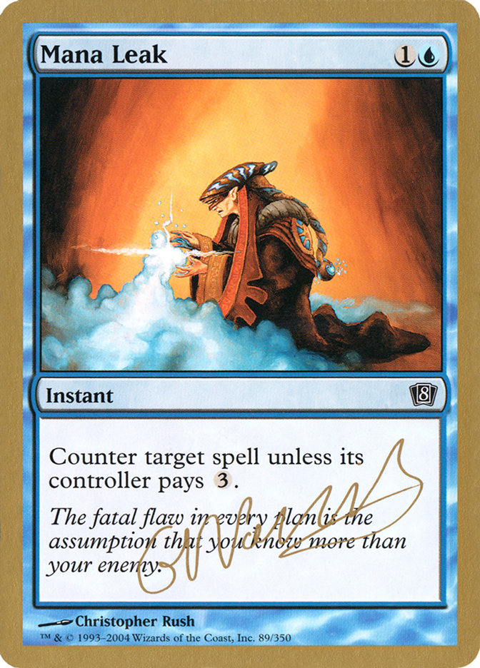Mana Leak - 2004 Gabriel Nassif (8ED) [World Championship Decks]