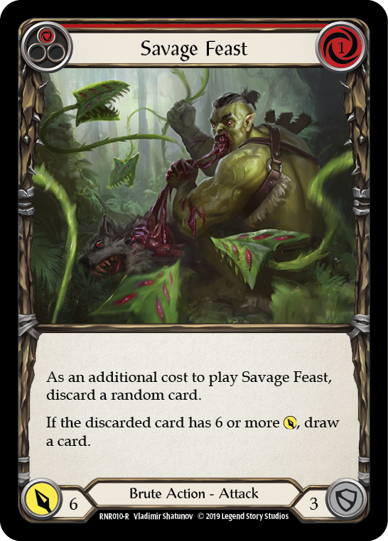 Savage Feast (Red) (RNR010) [Hero Deck: Rhinar]