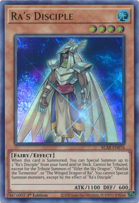 Ra's Disciple (BLAR-EN076) [Battles of Legend: Armageddon]
