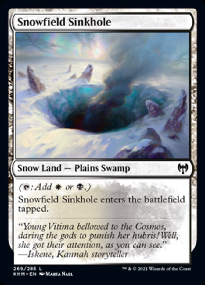 Snowfield Sinkhole (269) [Kaldheim]