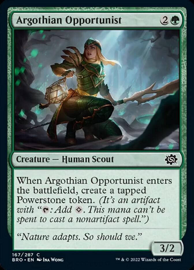 Argothian Opportunist (167) [The Brothers' War]