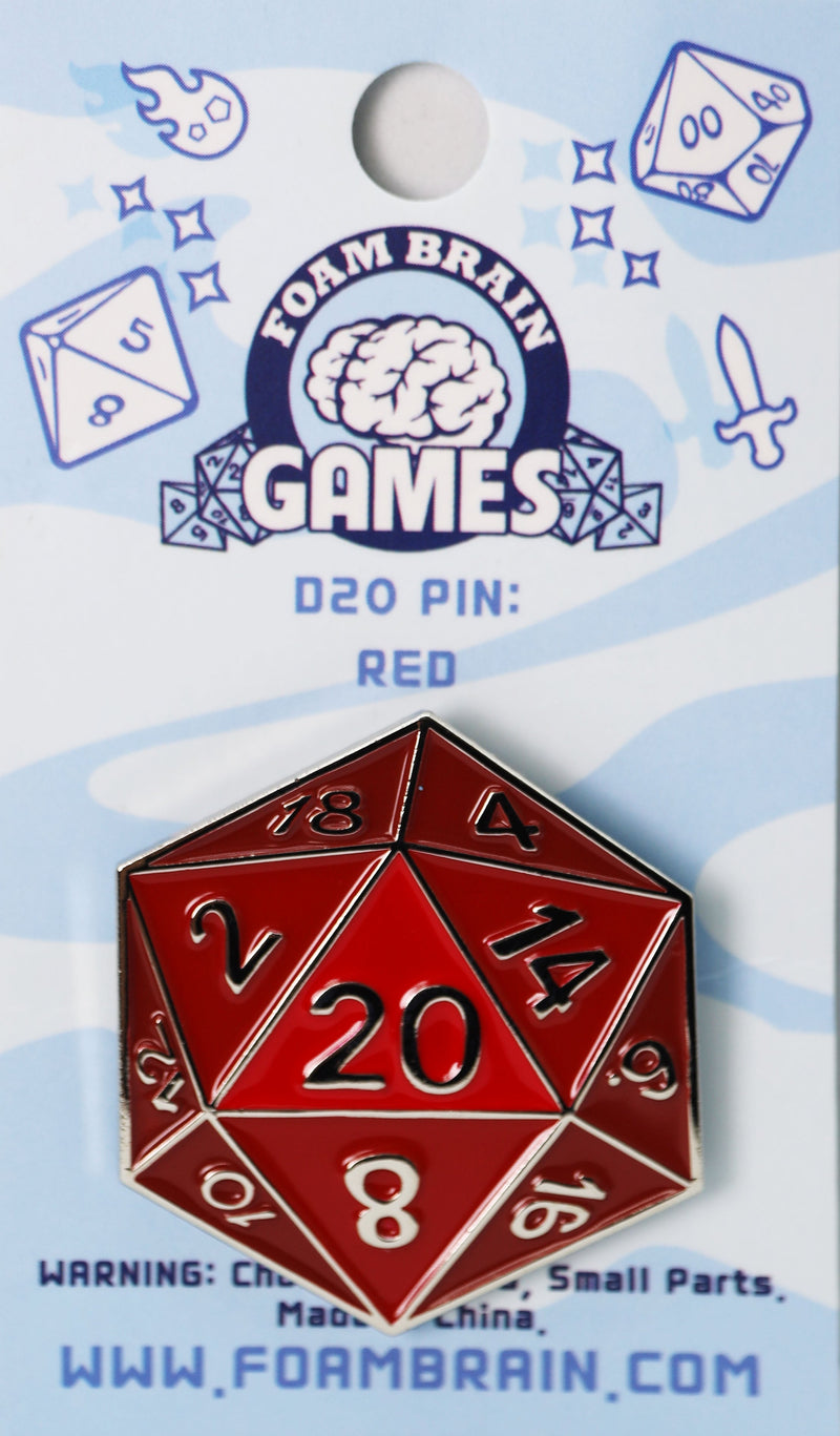 D20 Pin: Red