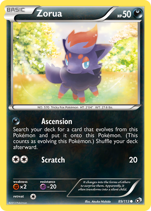 Zorua (89/113) [Black & White: Legendary Treasures]