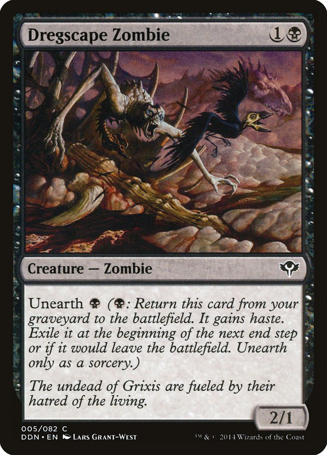 Dregscape Zombie (5) [Duel Decks: Speed vs. Cunning]