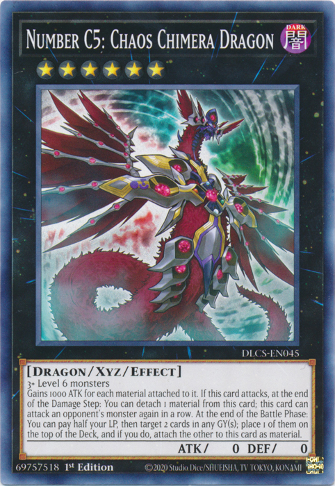 Number C5: Chaos Chimera Dragon (DLCS-EN045) [Dragons of Legend: The Complete Series]