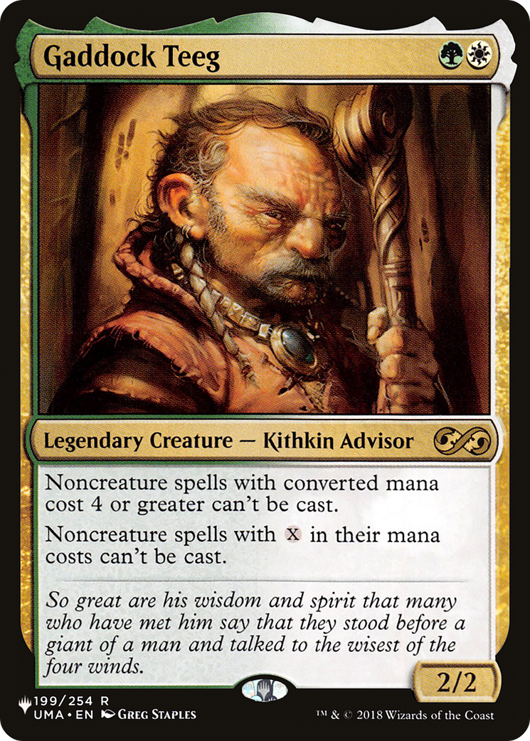 Gaddock Teeg (199/254) [The List Reprints]