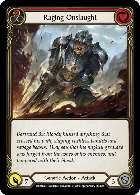 Raging Onslaught (Red) (WTR188) [Welcome to Rathe]