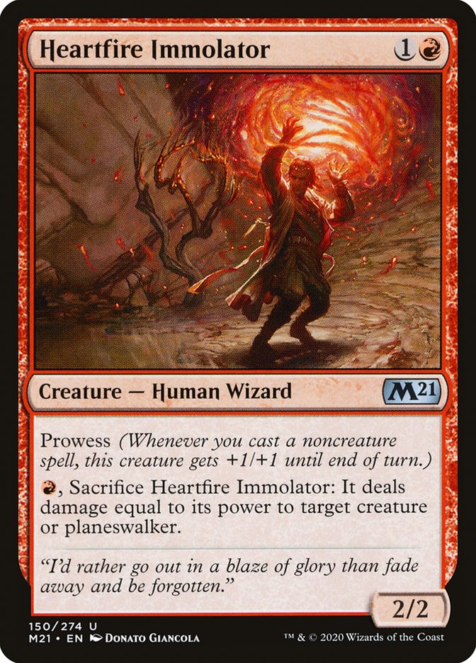 Heartfire Immolator (150) [Core Set 2021]
