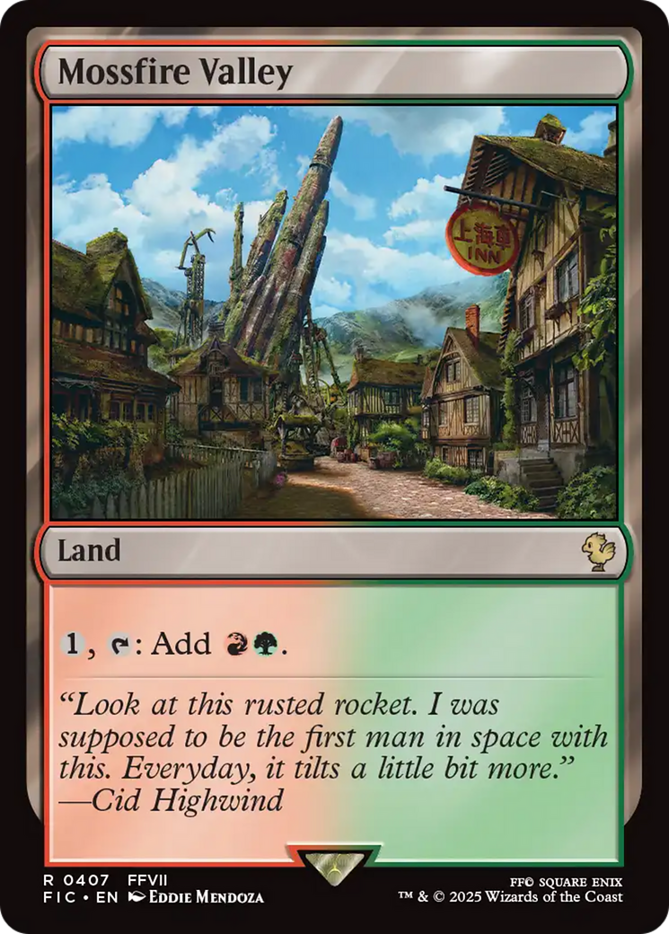 Mossfire Valley (407) [Commander: FINAL FANTASY]