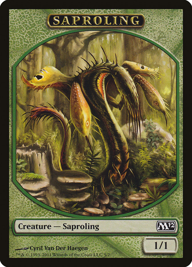 Saproling Token (5) [Magic 2012 (M12)]
