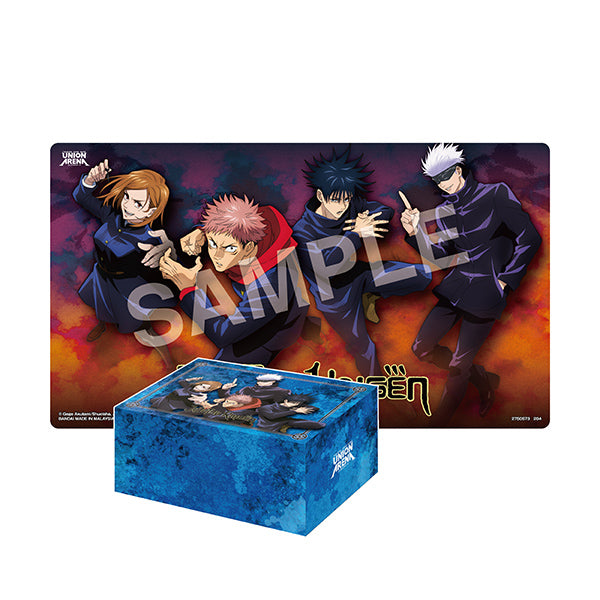 Union Arena: Playmat & Half Storage Box Set- Jujutsu Kaisen