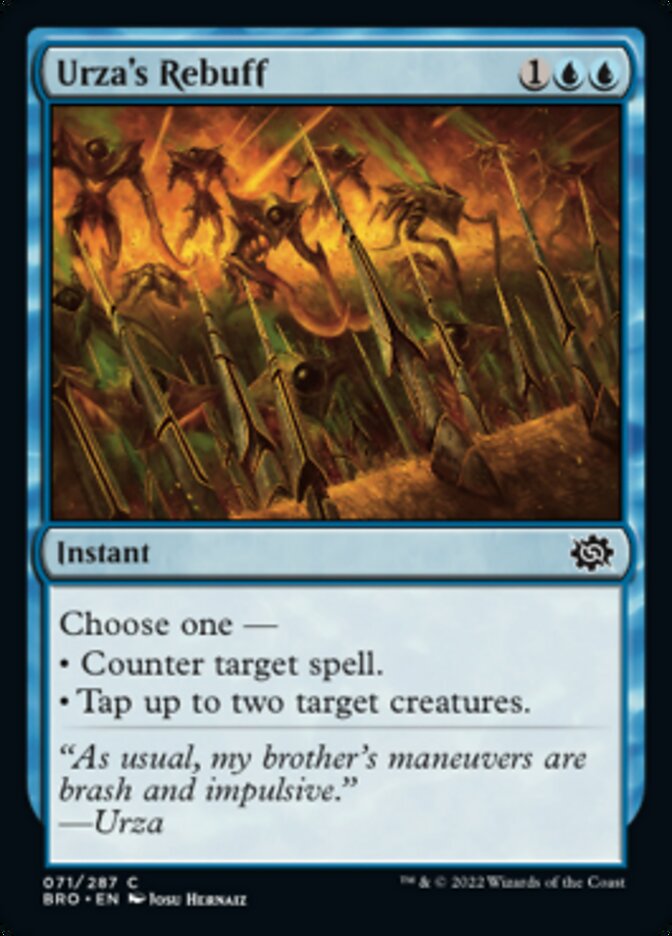 Urza's Rebuff (71) [The Brothers' War]
