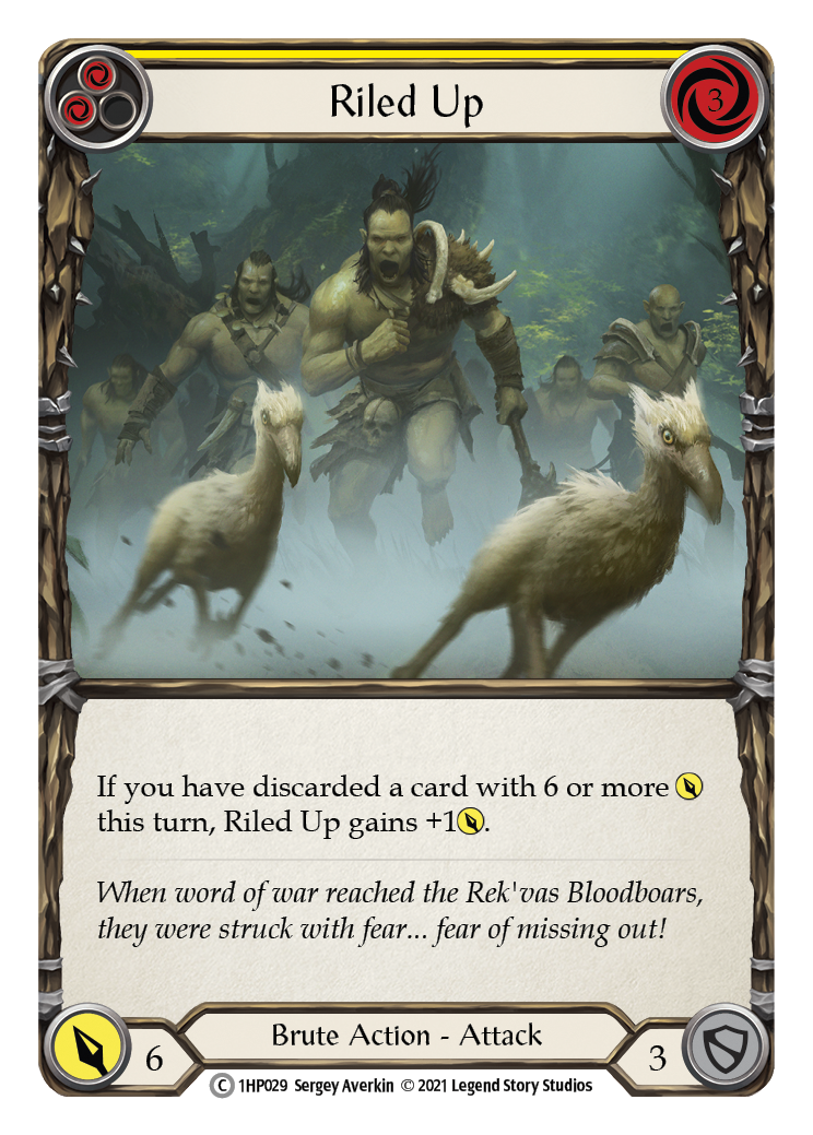 Riled Up (Yellow) (1HP029) [History Pack Vol.1]