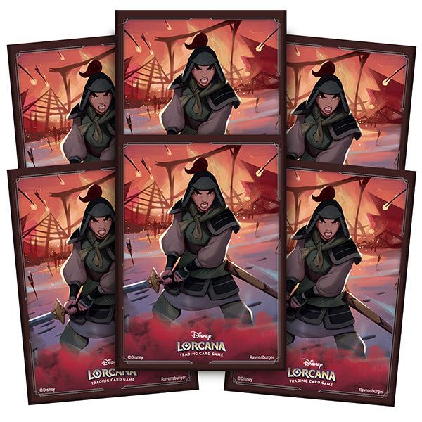 Disney Lorcana: Rise of the Floodborn TCG Card Sleeve Pack - Mulan