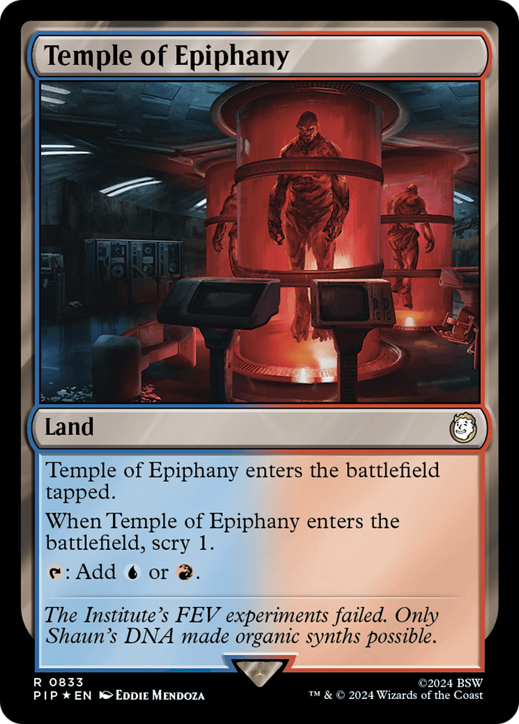 Temple of Epiphany (Surge Foil) (833) [Universes Beyond: Fallout]