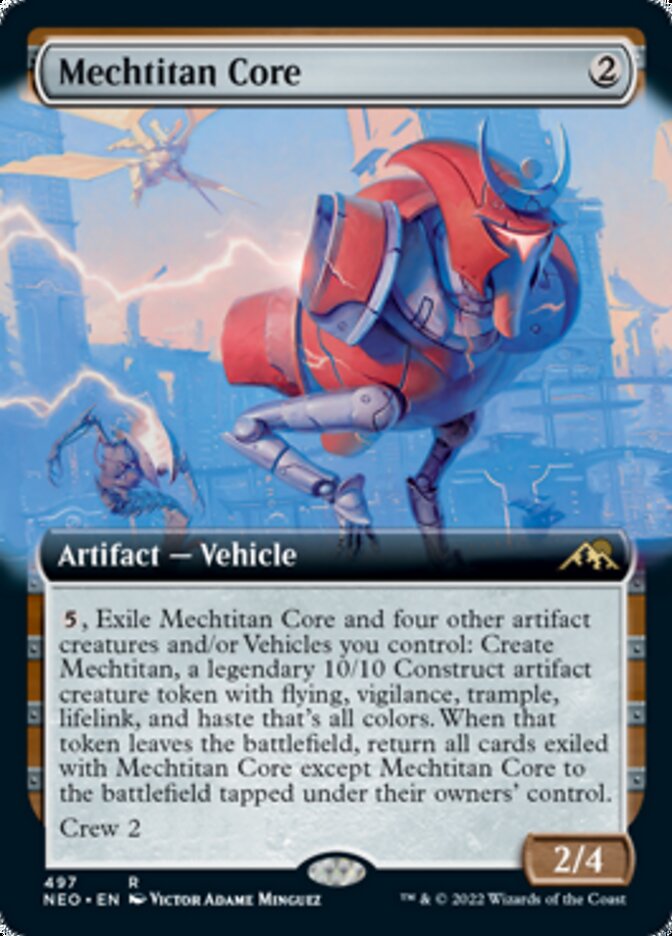 Mechtitan Core (Extended Art) (497) [Kamigawa: Neon Dynasty]