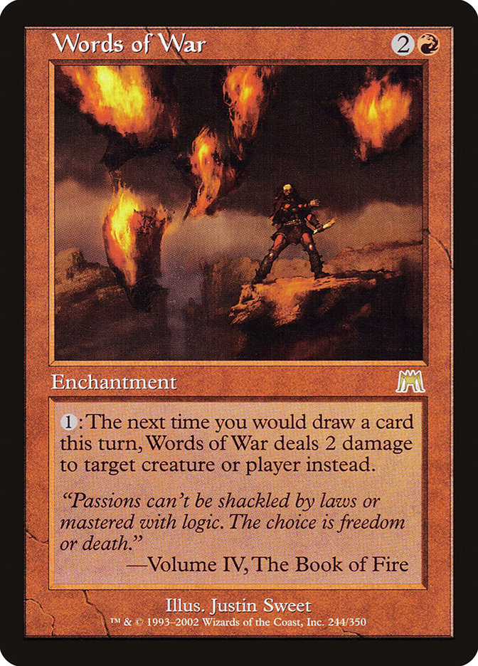 Words of War (244) [Onslaught]