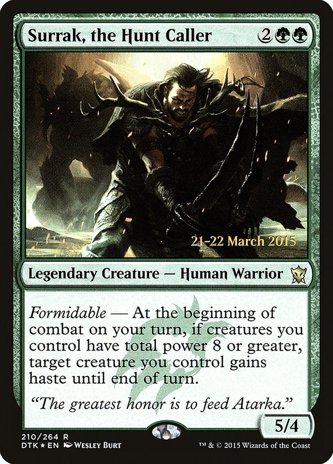 Surrak, the Hunt Caller (210) [Prerelease Cards]