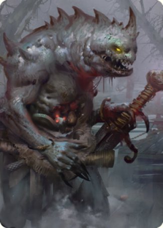 Gray Slaad Art Card (15) [Art Series: Commander Legends: Battle for Baldur's Gate]