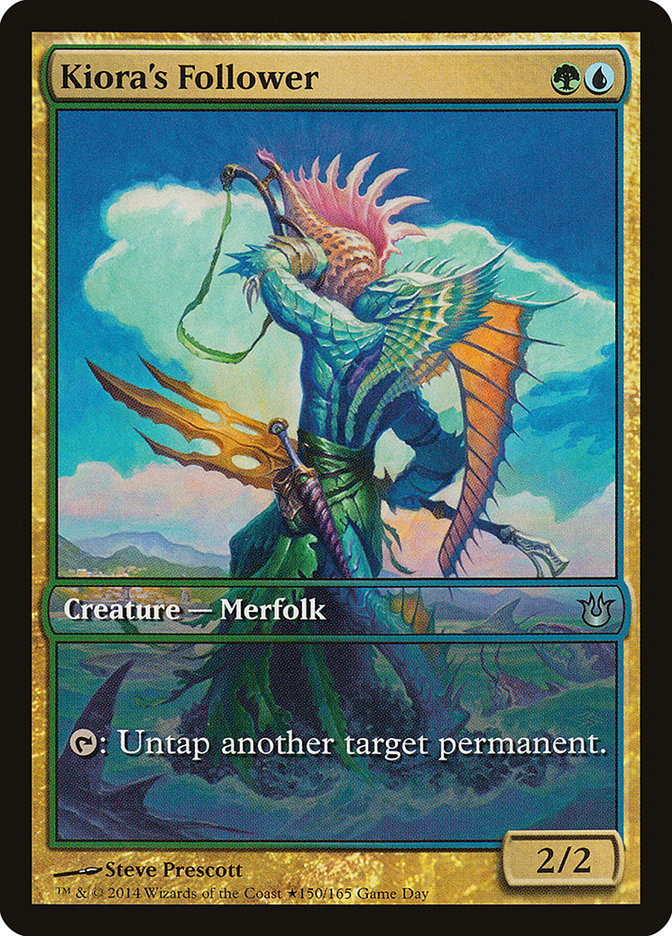 Kiora's Follower (150) [Game Day & Store Championship Promos]