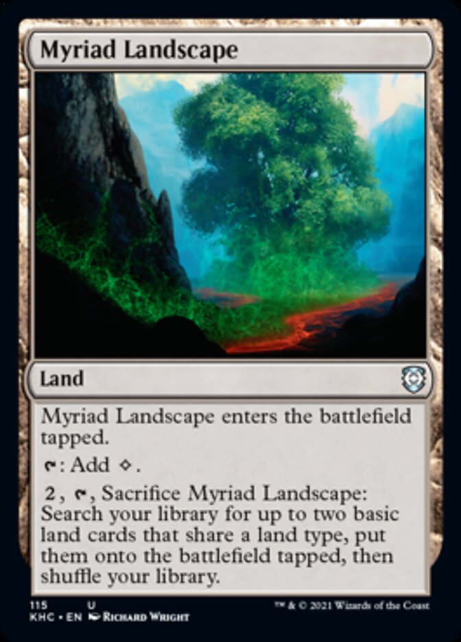 Myriad Landscape (115) [Commander: Kaldheim]