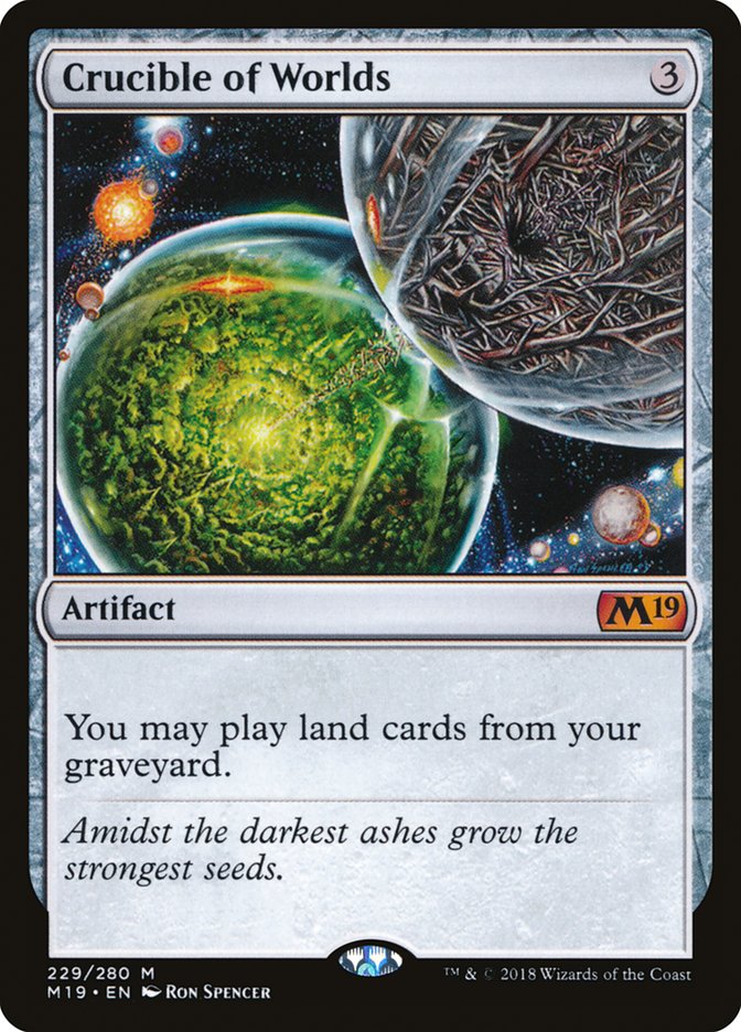 Crucible of Worlds (229) [Core Set 2019]