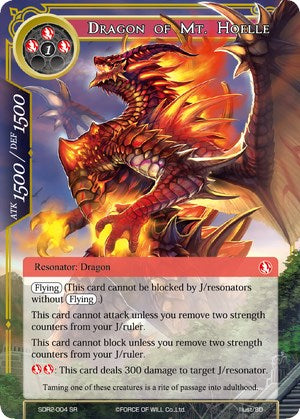 Dragon of Mt. Hoelle (SDR2-004) [Reiya Cluster Starter Deck]