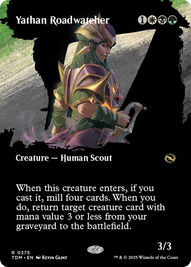 Yathan Roadwatcher (Borderless) (375) [Tarkir: Dragonstorm]