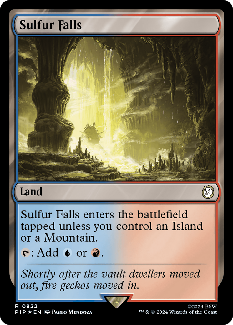Sulfur Falls (Surge Foil) (822) [Universes Beyond: Fallout]