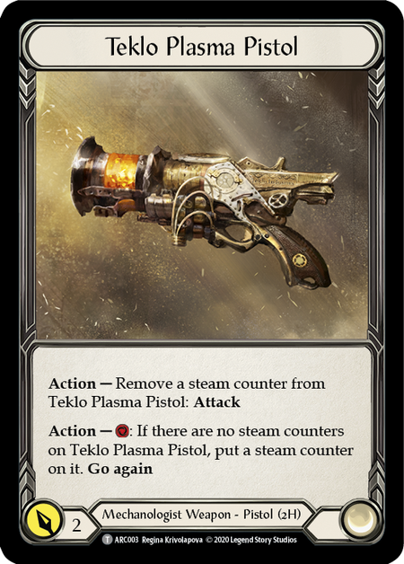 Crucible of Aetherweave // Teklo Plasma Pistol (ARC115 // ARC003) [Arcane Rising]