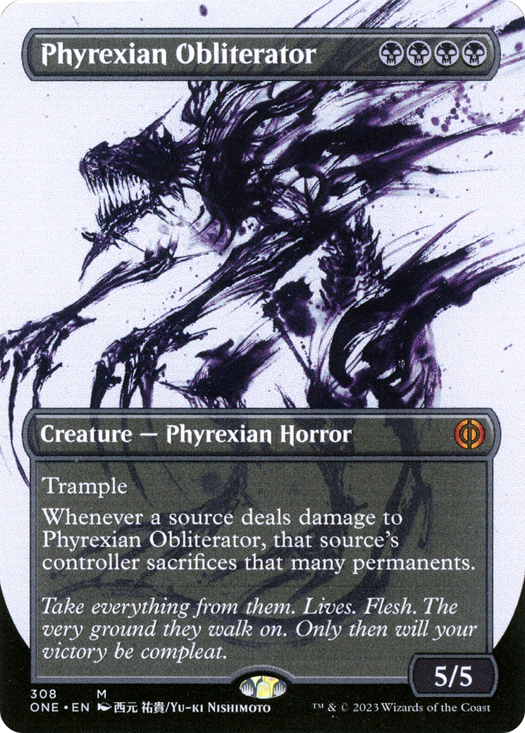 Phyrexian Obliterator (Showcase) (308) [Phyrexia: All Will Be One]