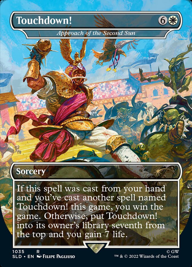 Touchdown! - Approach of the Second Sun (Borderless) (1035) [Secret Lair Drop Series]