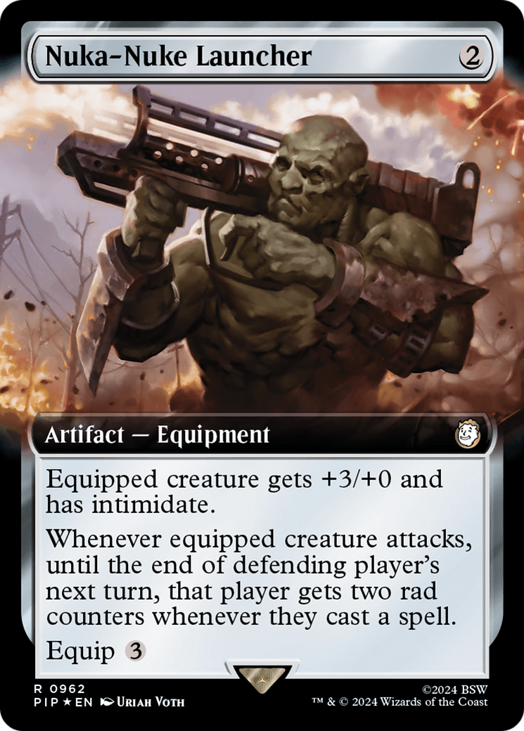 Nuka-Nuke Launcher (Extended Art) (Surge Foil) (962) [Universes Beyond: Fallout]