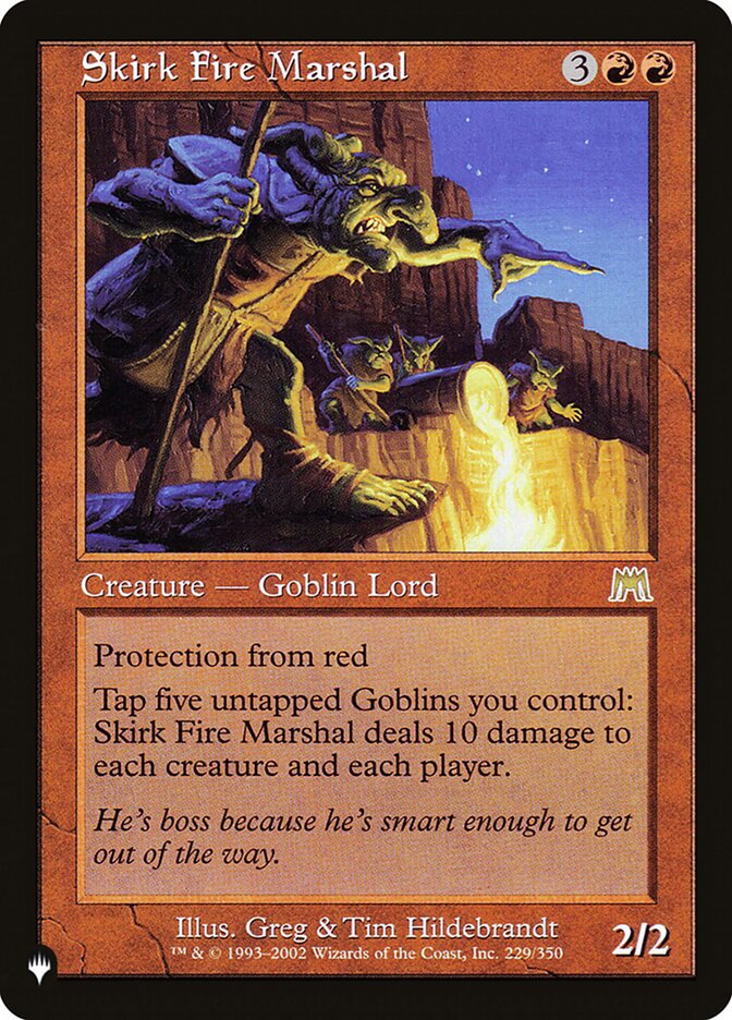 Skirk Fire Marshal (229/350) [The List Reprints]