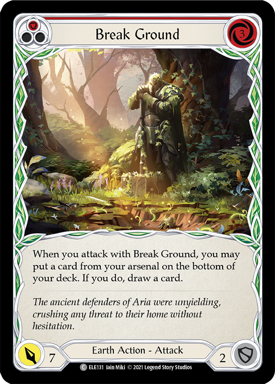 Break Ground (Red) (ELE131) [Tales of Aria]