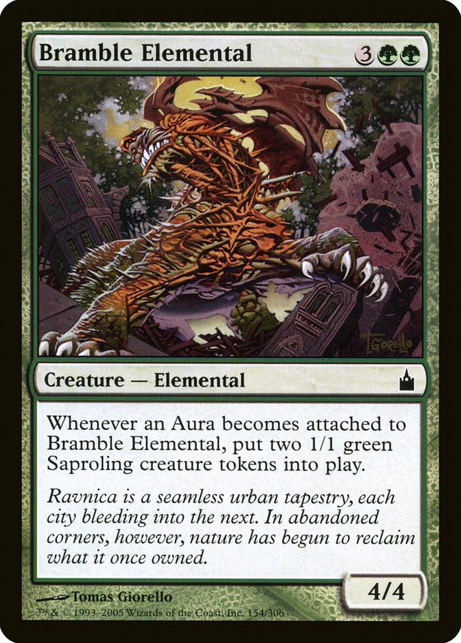 Bramble Elemental (154) [Ravnica: City of Guilds]