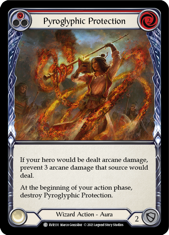 Pyroglyphic Protection (Red) (EVR131) [Everfest]