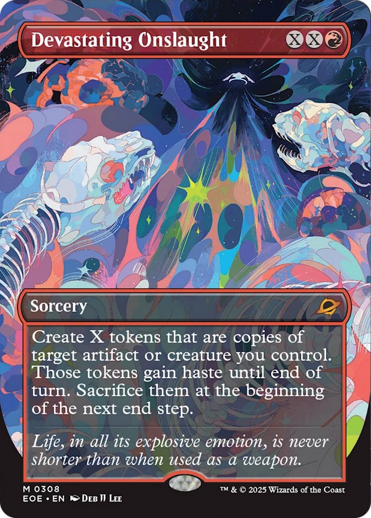 Devastating Onslaught (Borderless) (308) [Edge of Eternities]