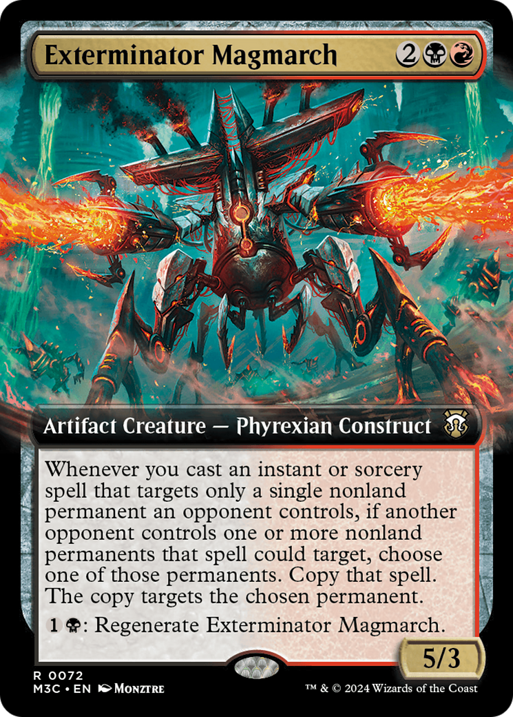Exterminator Magmarch (Extended Art) (Ripple Foil) (72) [Commander: Modern Horizons 3]