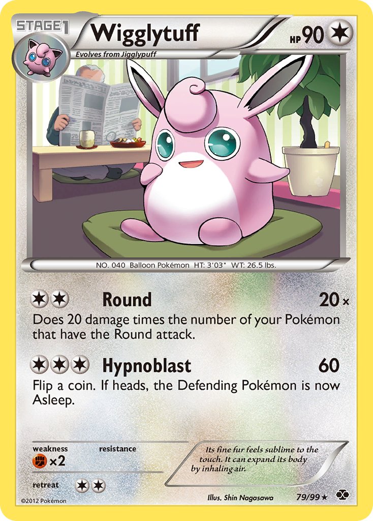 Wigglytuff - 79/99 (Cosmos Holo) (079/099) [Blister Exclusives]
