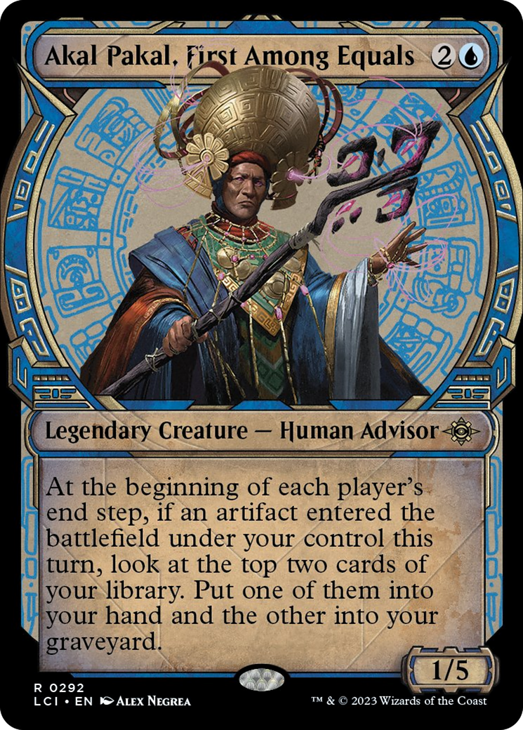 Akal Pakal, First Among Equals (Showcase) (292) [The Lost Caverns of Ixalan]